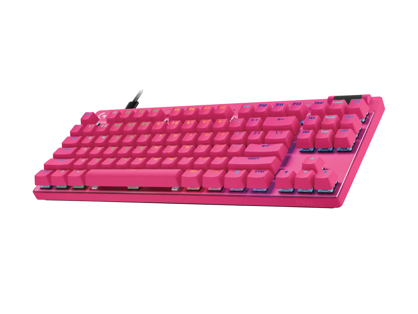Logitech G PRO X TKL RAPID (Pink, magnetic-analog linear switches) — фото 3