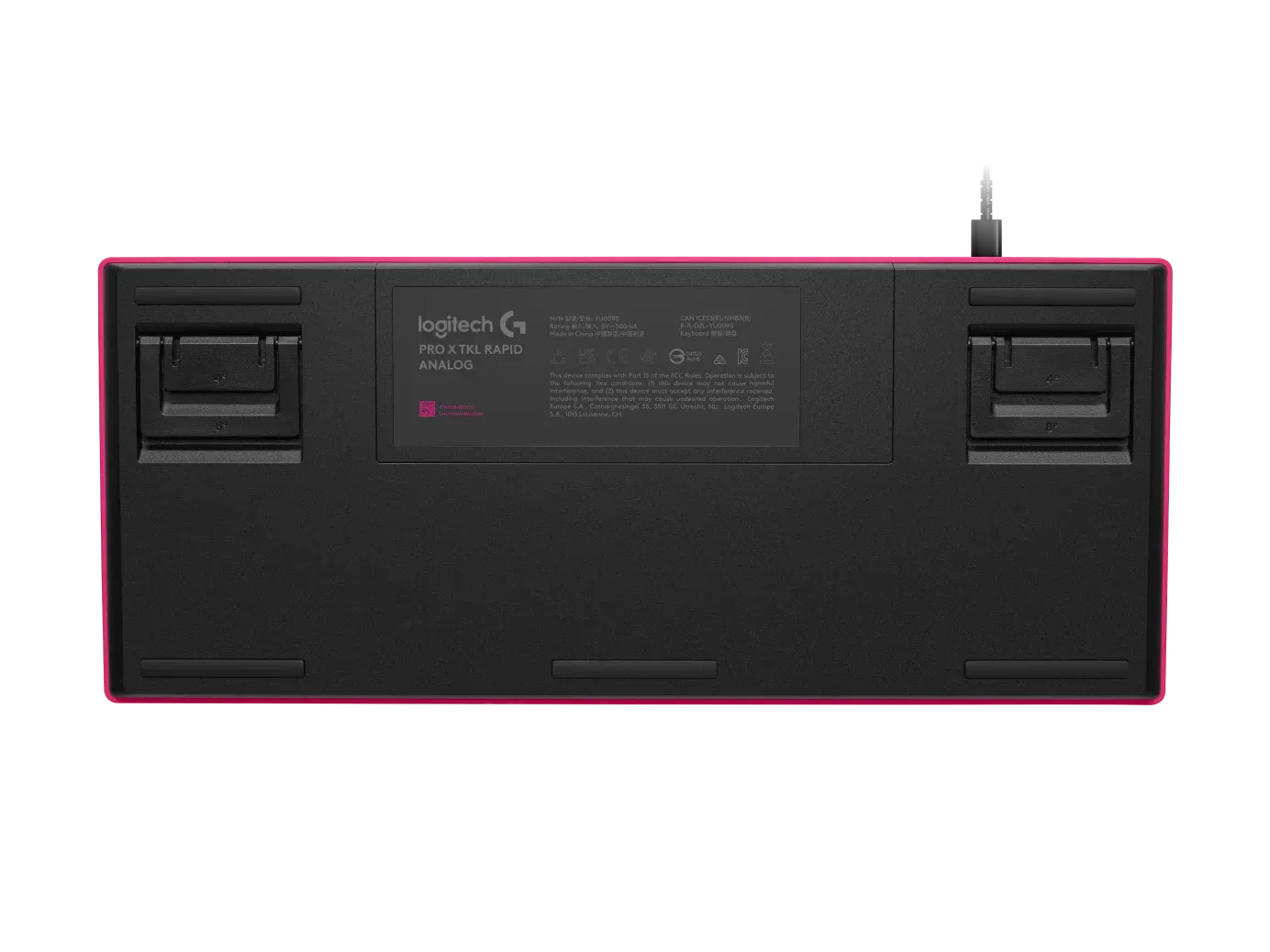 Logitech G PRO X TKL RAPID (Pink, magnetic-analog linear switches) — фото 4