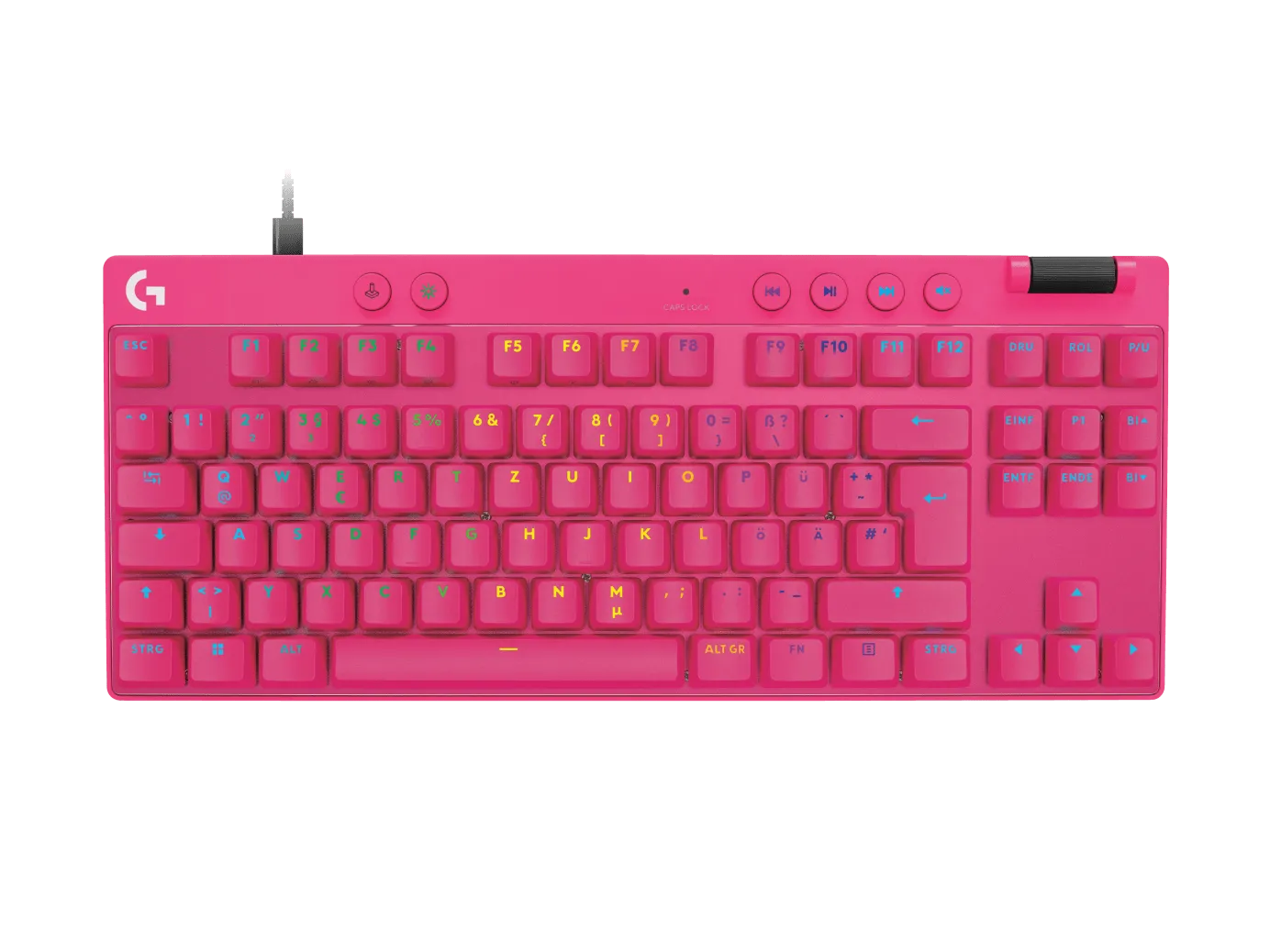 Logitech G PRO X TKL RAPID (Pink, magnetic-analog linear switches)
