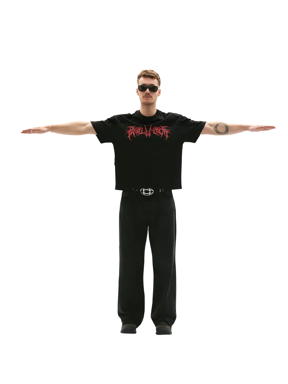Wallhack Cropped T-Shirt (L/XL, Death Metal) — фото 2