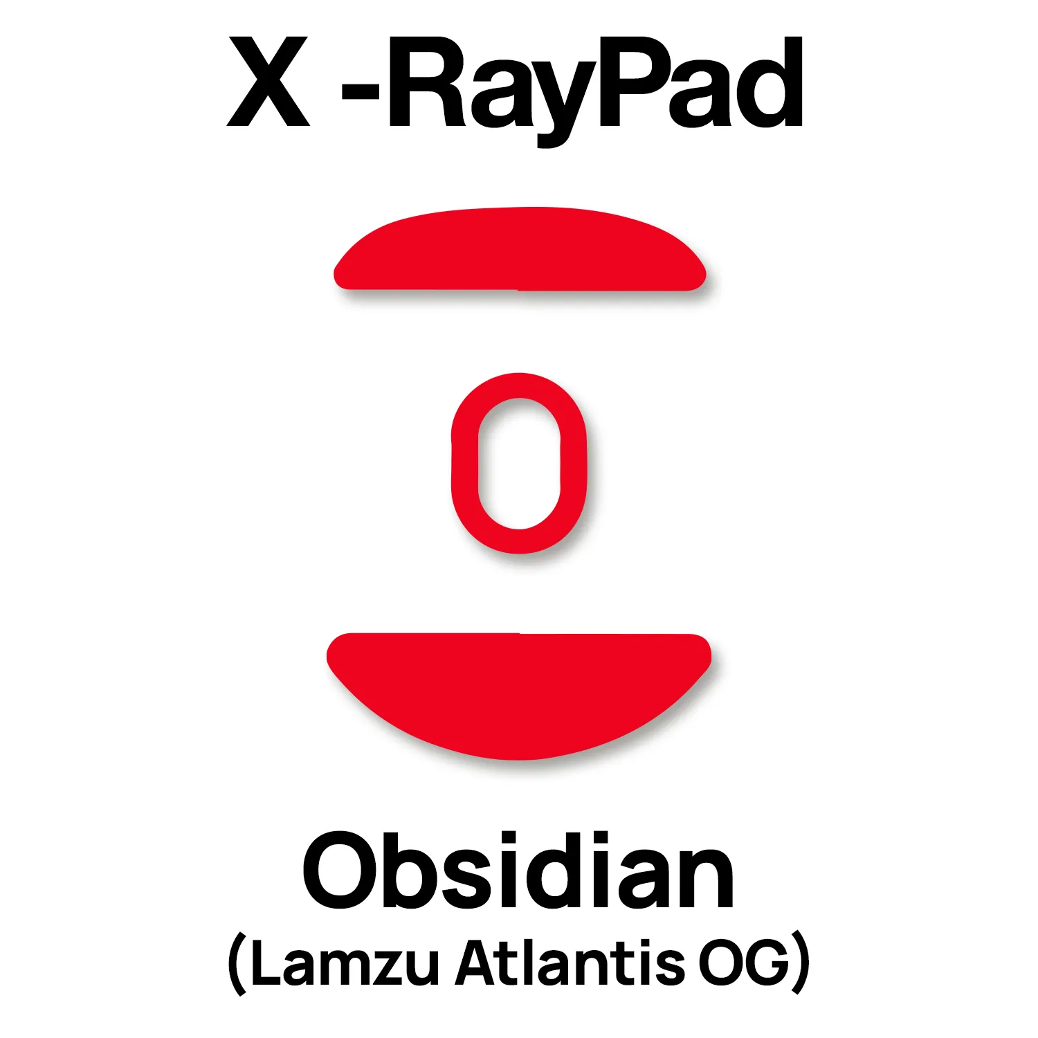 X-raypad Obsidian Mouse Skates (Lamzu Atlantis OG)