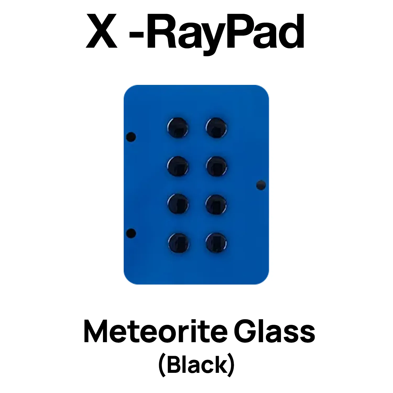 X-Raypad Meteorite Glass Mouse Skates – Universal DIY Dots (Black)