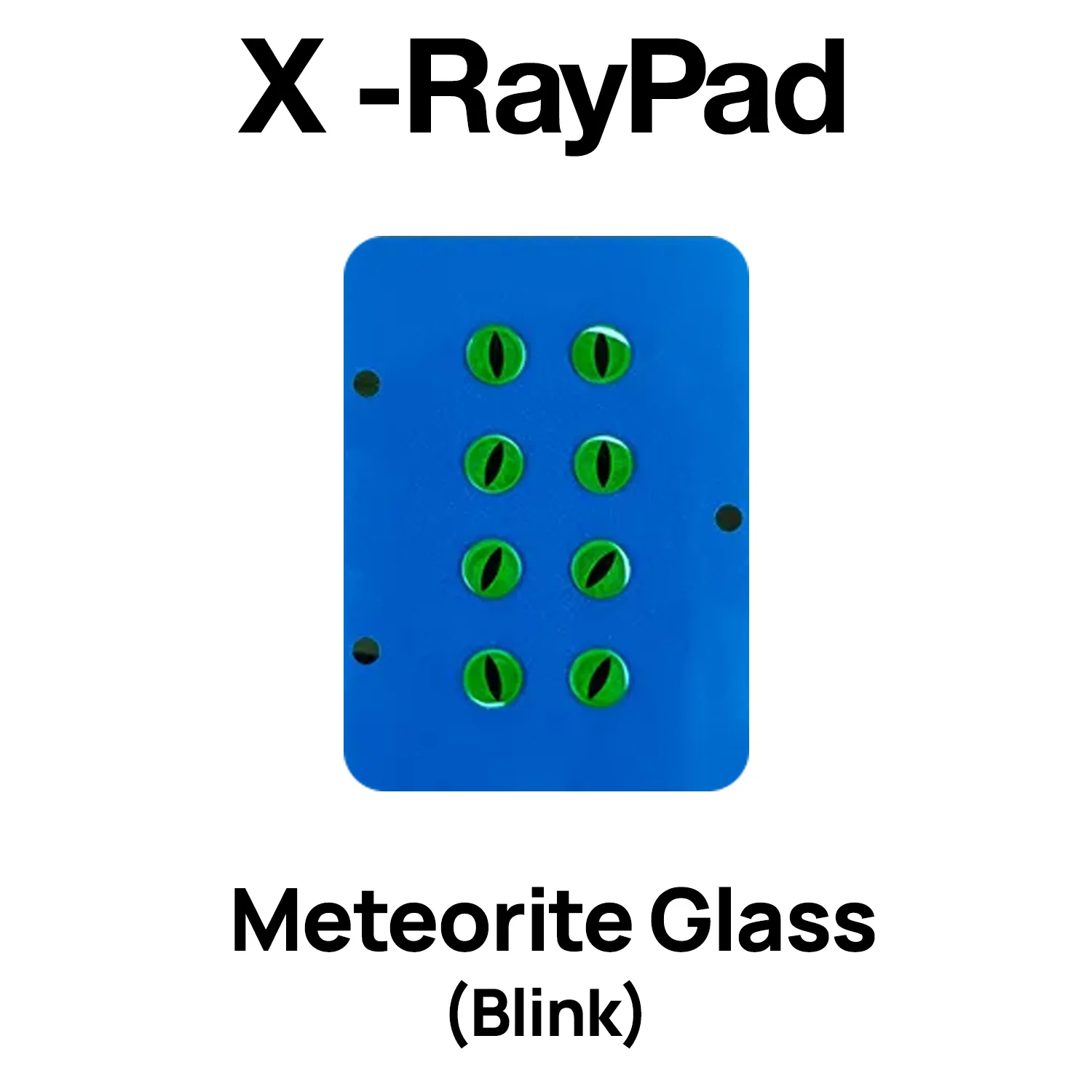 X-Raypad Meteorite Glass Mouse Skates – Universal DIY Dots (Blink)