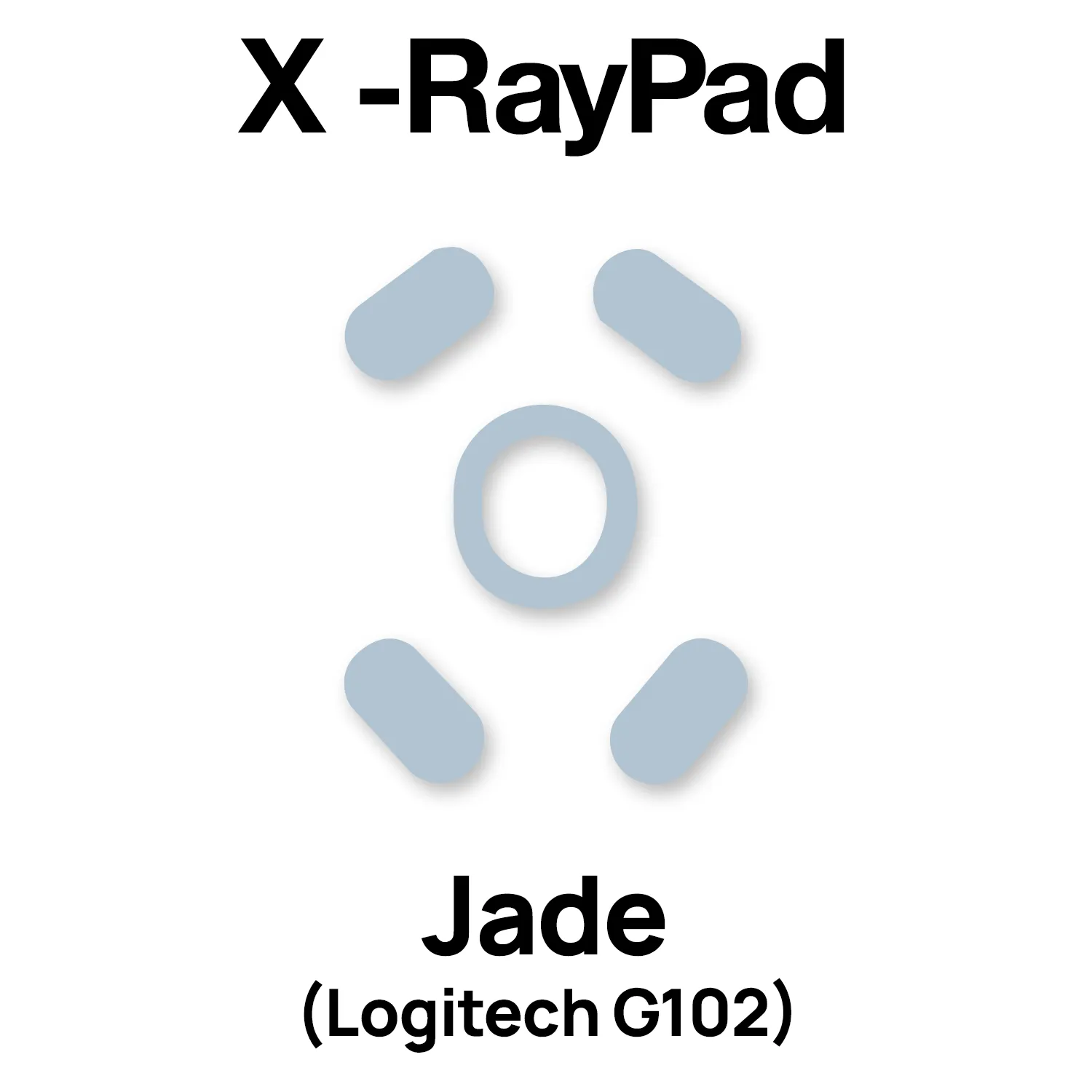 X-raypad Jade Mouse Skates (Logitech G102)
