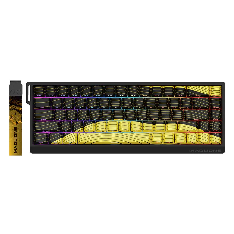 Madlions MAD68 HE (Black/Yellow, С подсветкой, Madlions Switches)