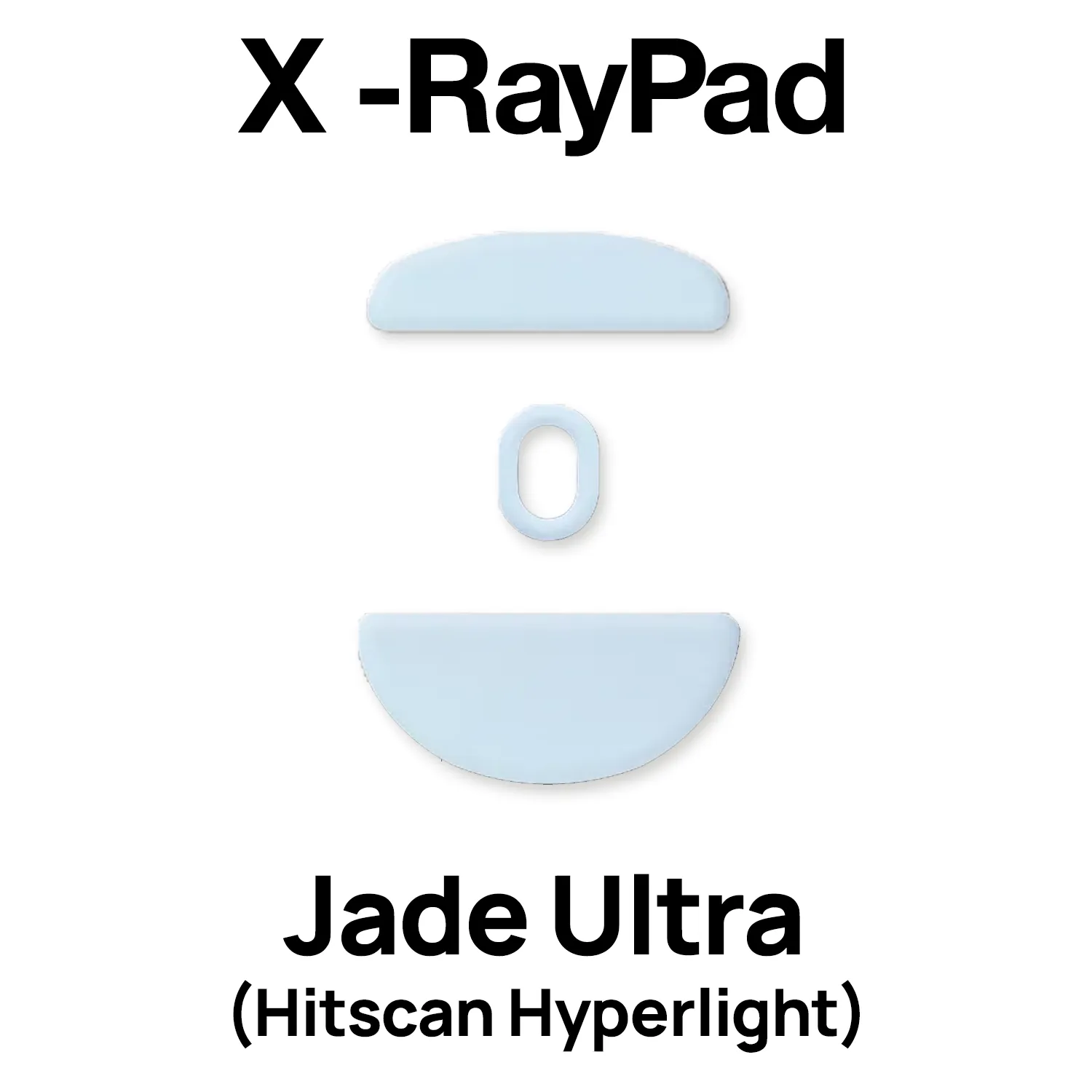 X-Raypad Jade Ultra Mouse Skates (Hitscan Hyperlight)