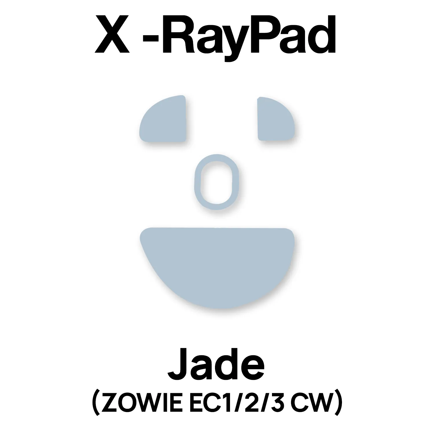 X-raypad Jade Mouse Skates (ZOWIE EC1/2/3 CW)
