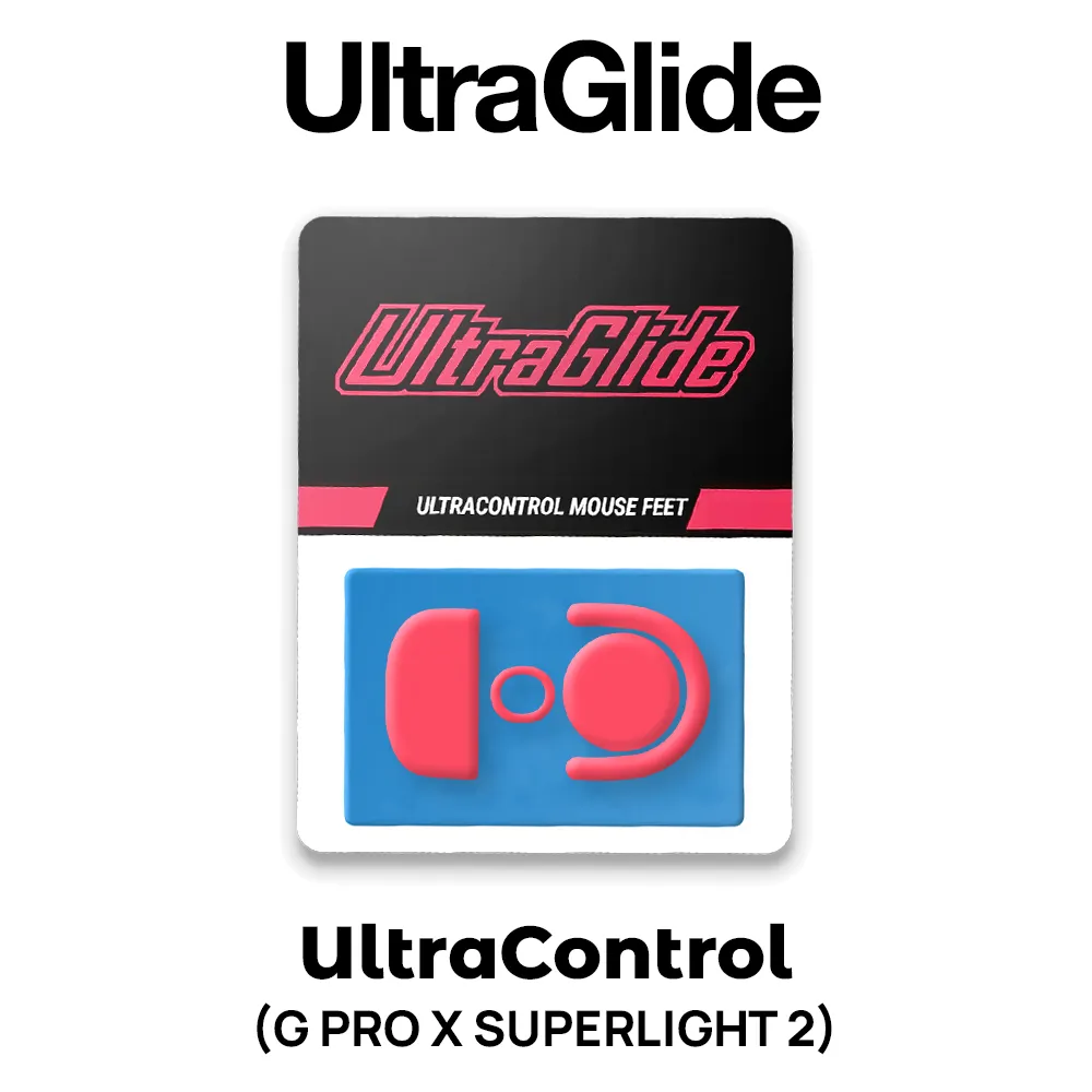 UltraGlide UltraControl RED (Logitech G PRO X SUPERLIGHT 2)