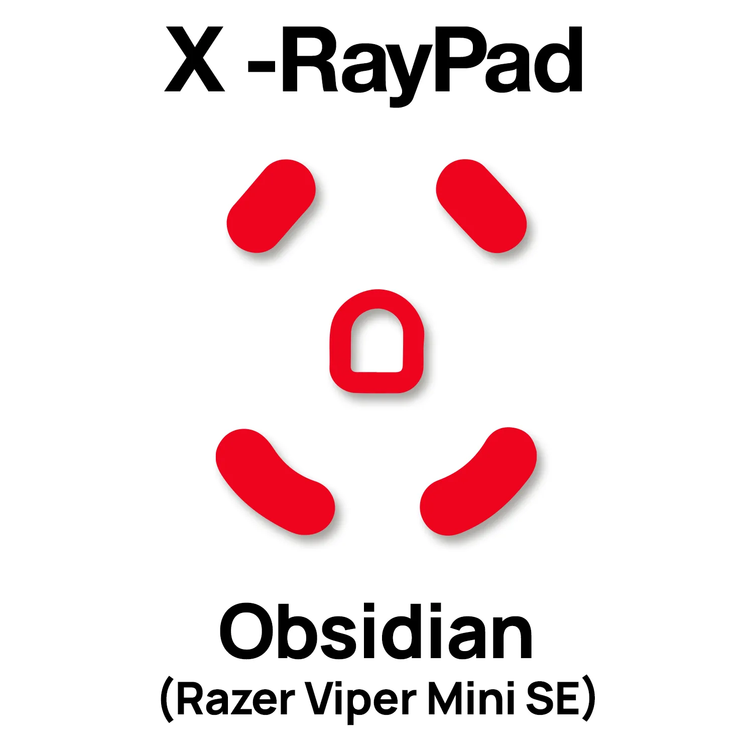 X-raypad Obsidian Mouse Skates (Razer Viper Mini SE)