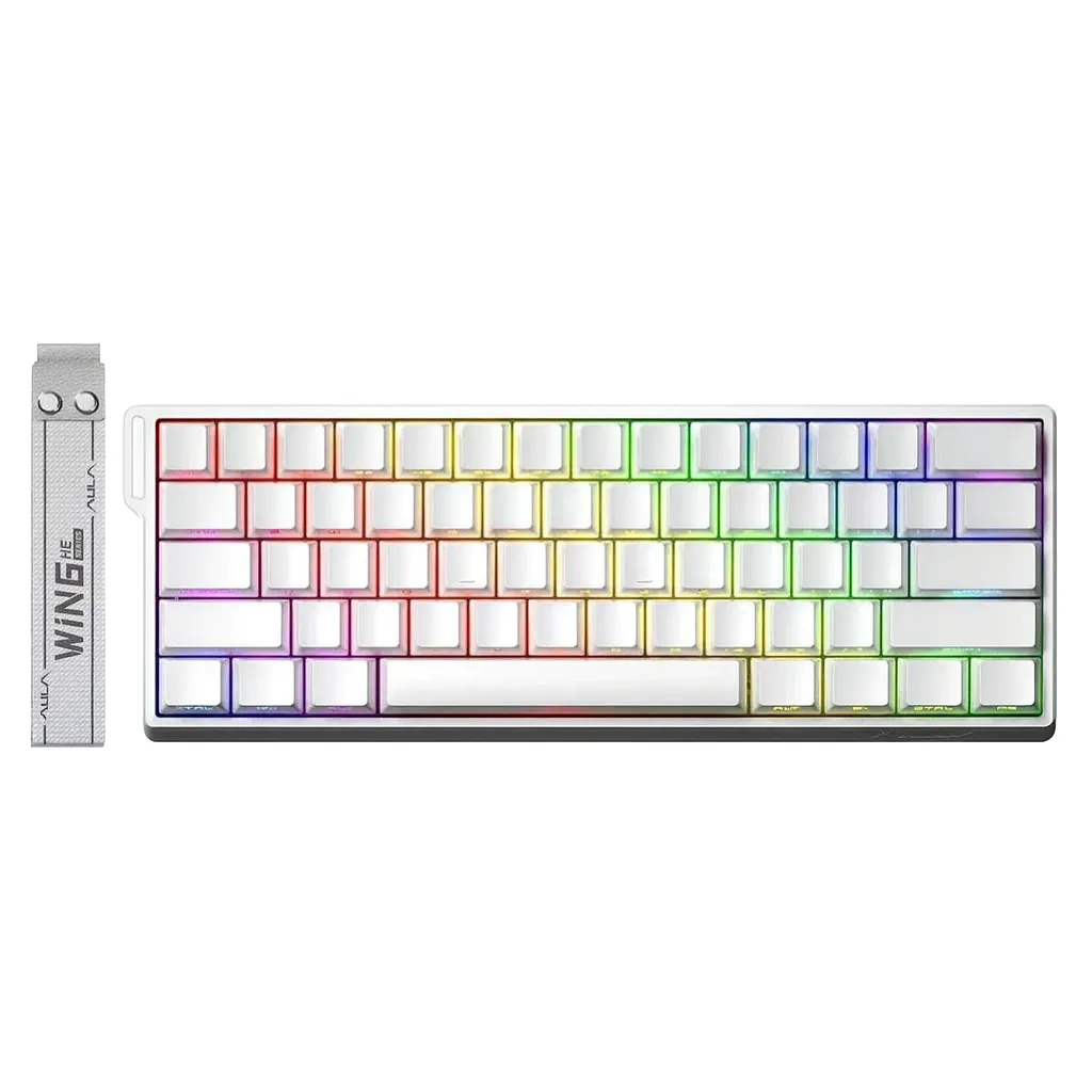 Aula WIN60 HE (White, Greywood Magnetic Switch)
