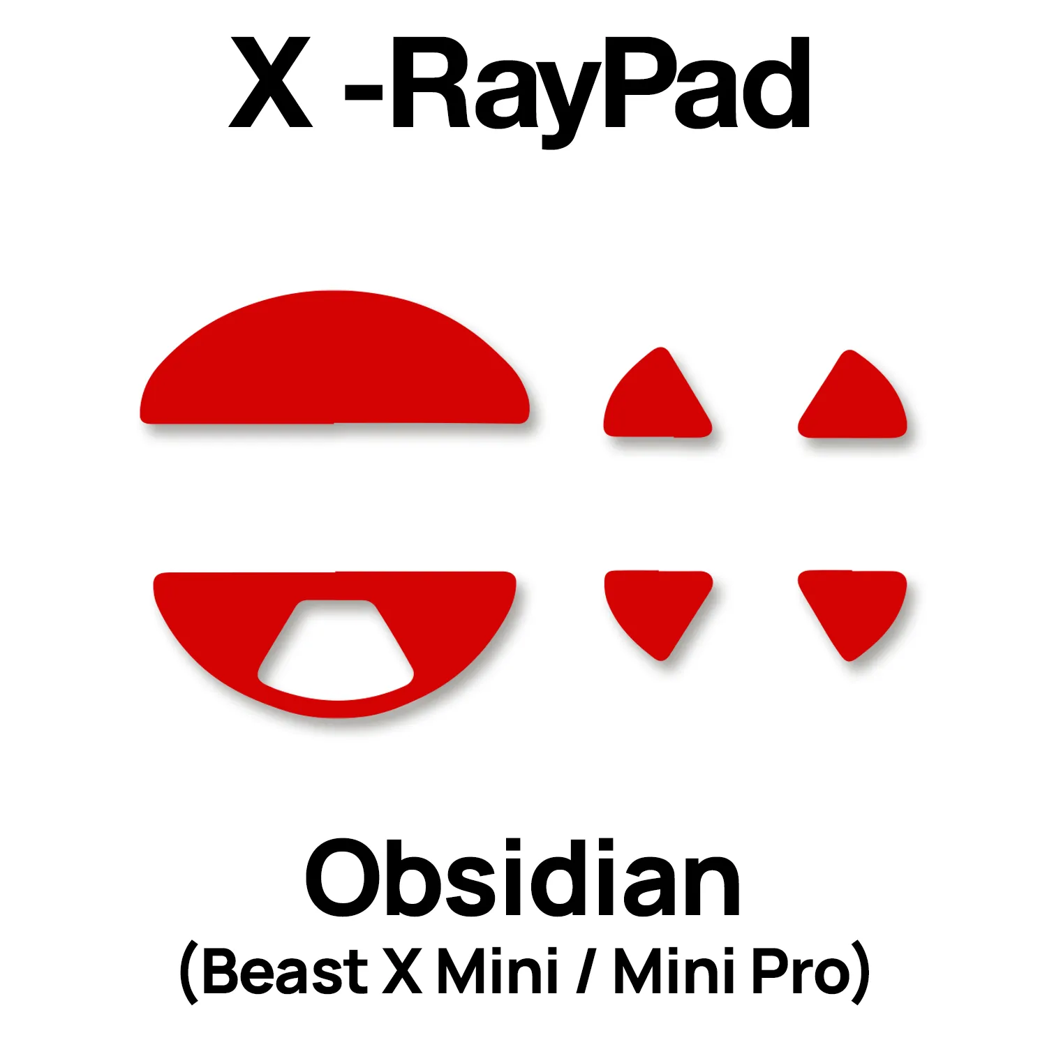 X-raypad Obsidian Mouse Skates (Beast X Mini / Mini Pro)