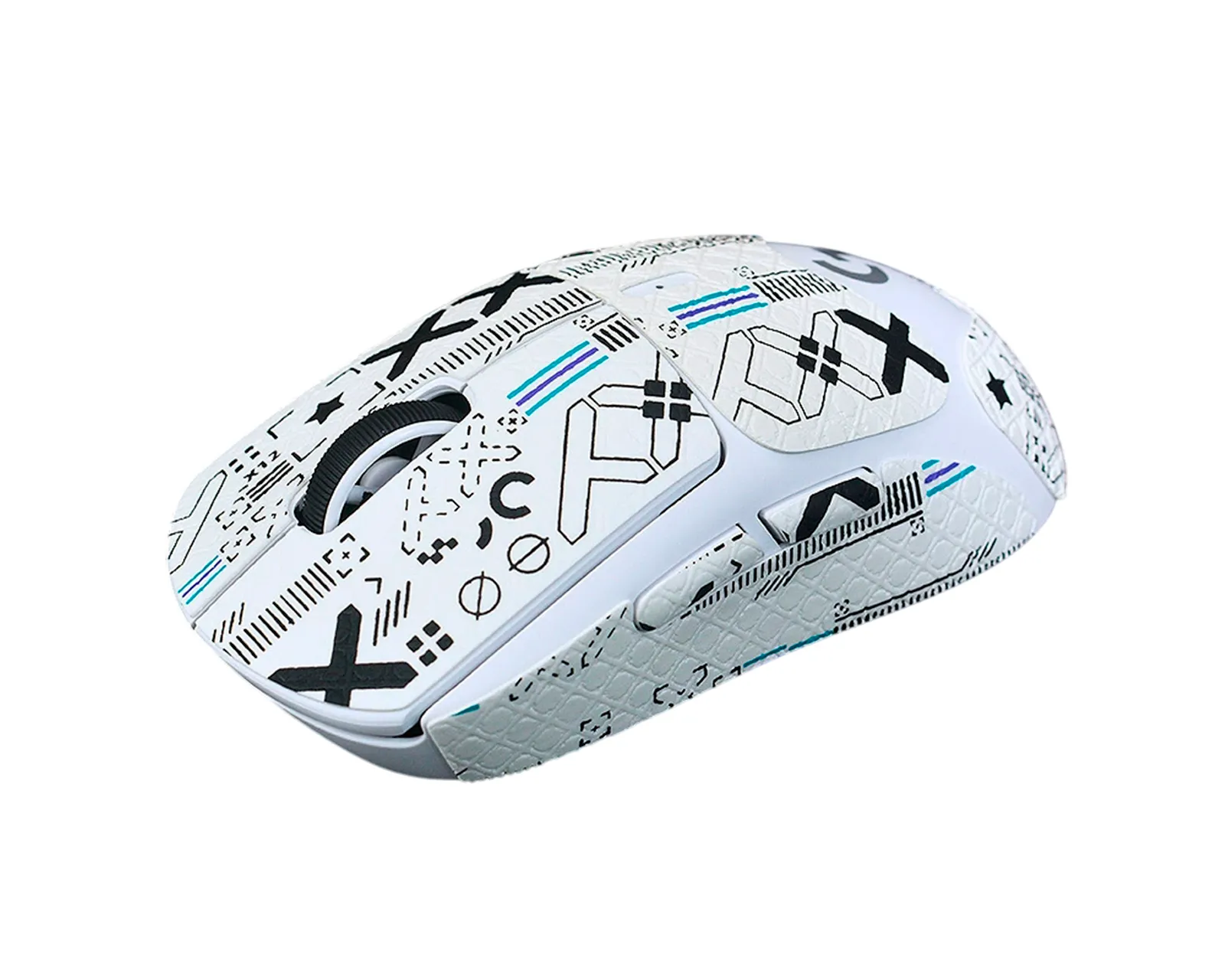 Grip Tape - Logitech G PRO Wireless / SUPERIGHT 1/2 (White, Full)