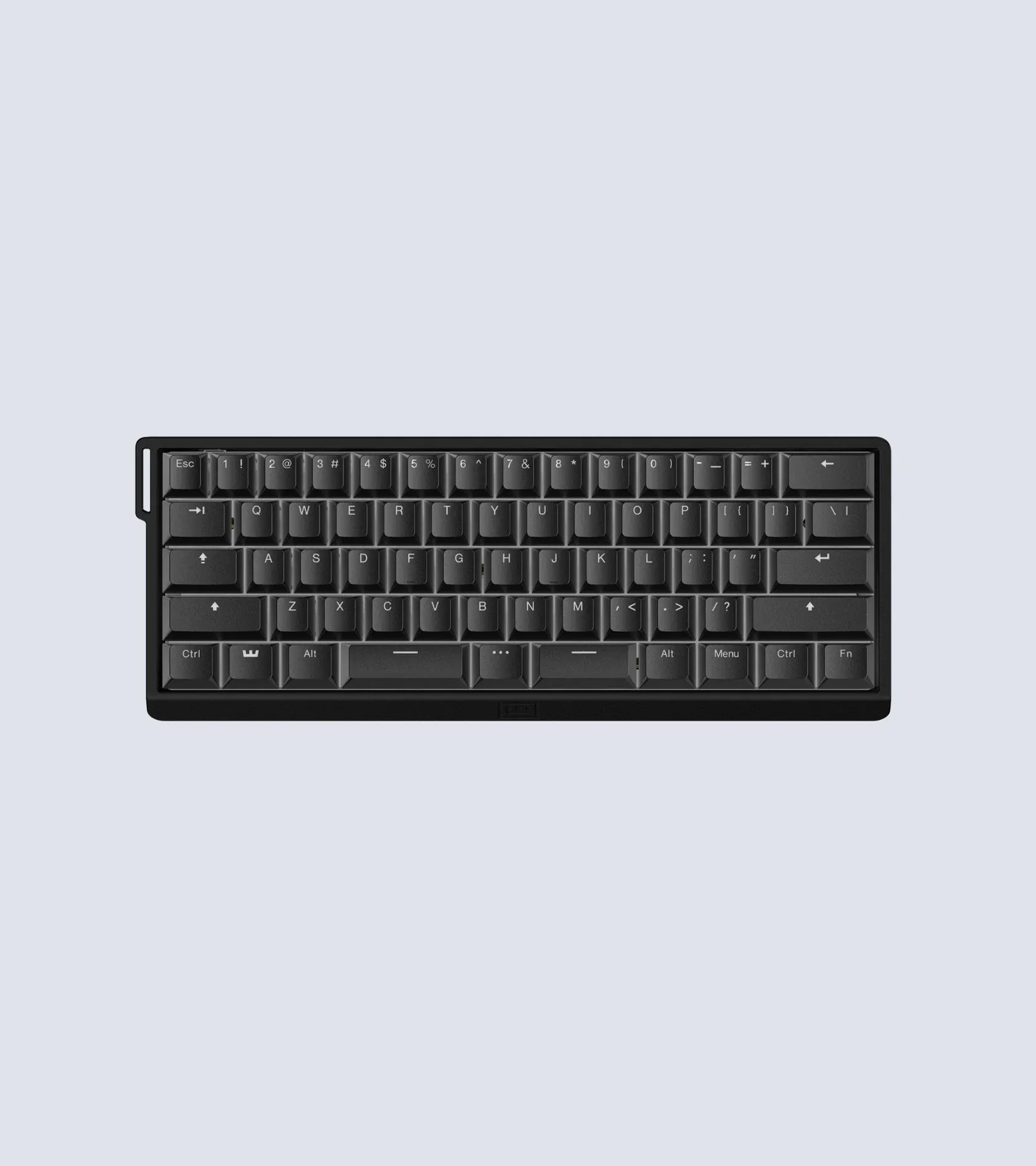 Wooting 60HE v2 (Black, ABS Пластик, ANSI Split)