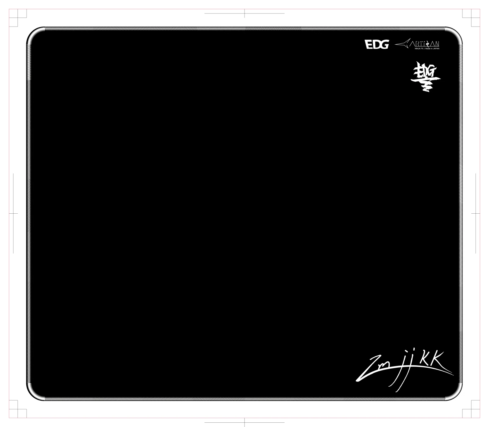Artisan EDG Edition (Zmjjkk, Zero, XSOFT, XL 490x420mm, Black)