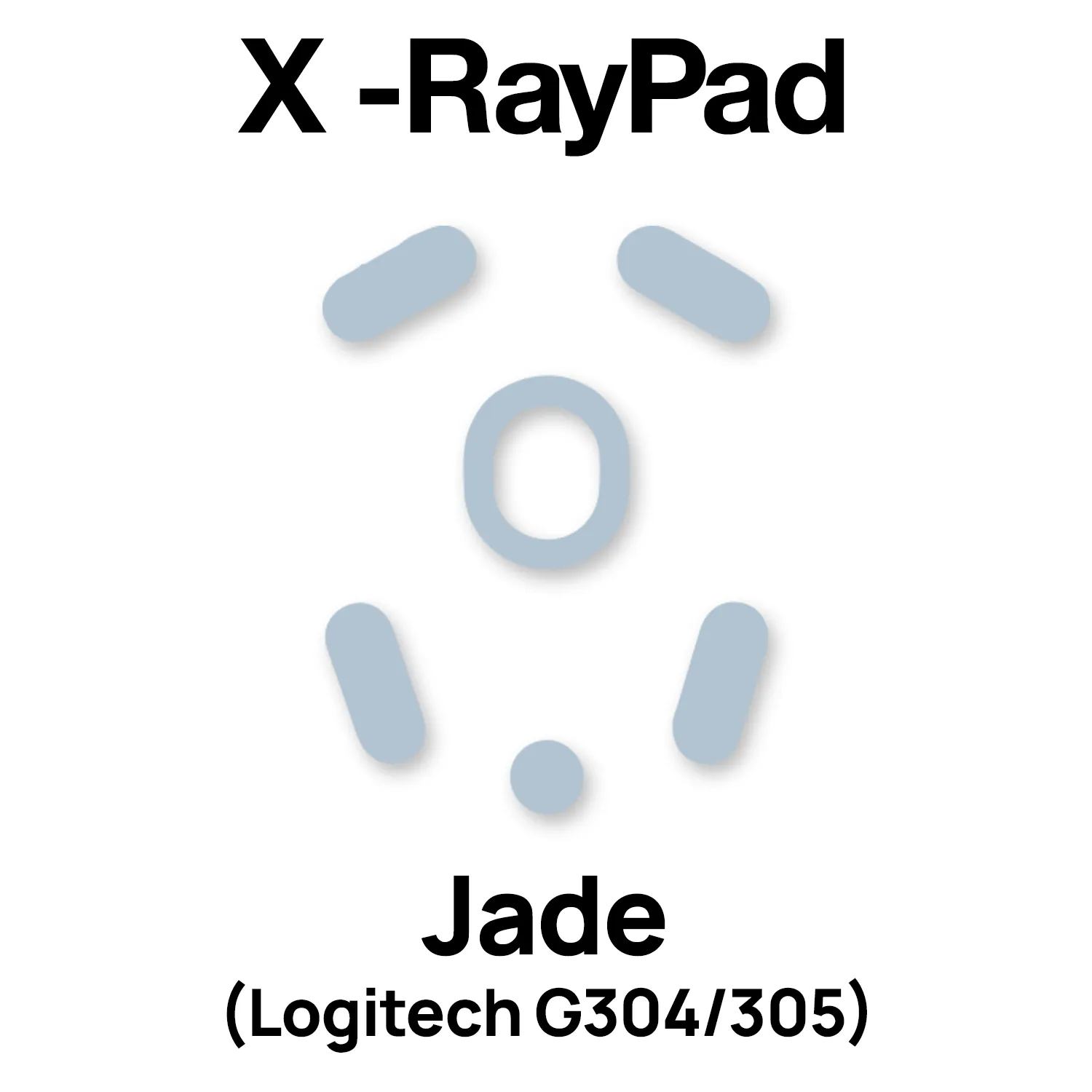 X-raypad Jade Mouse Skates (Logitech G304/305)