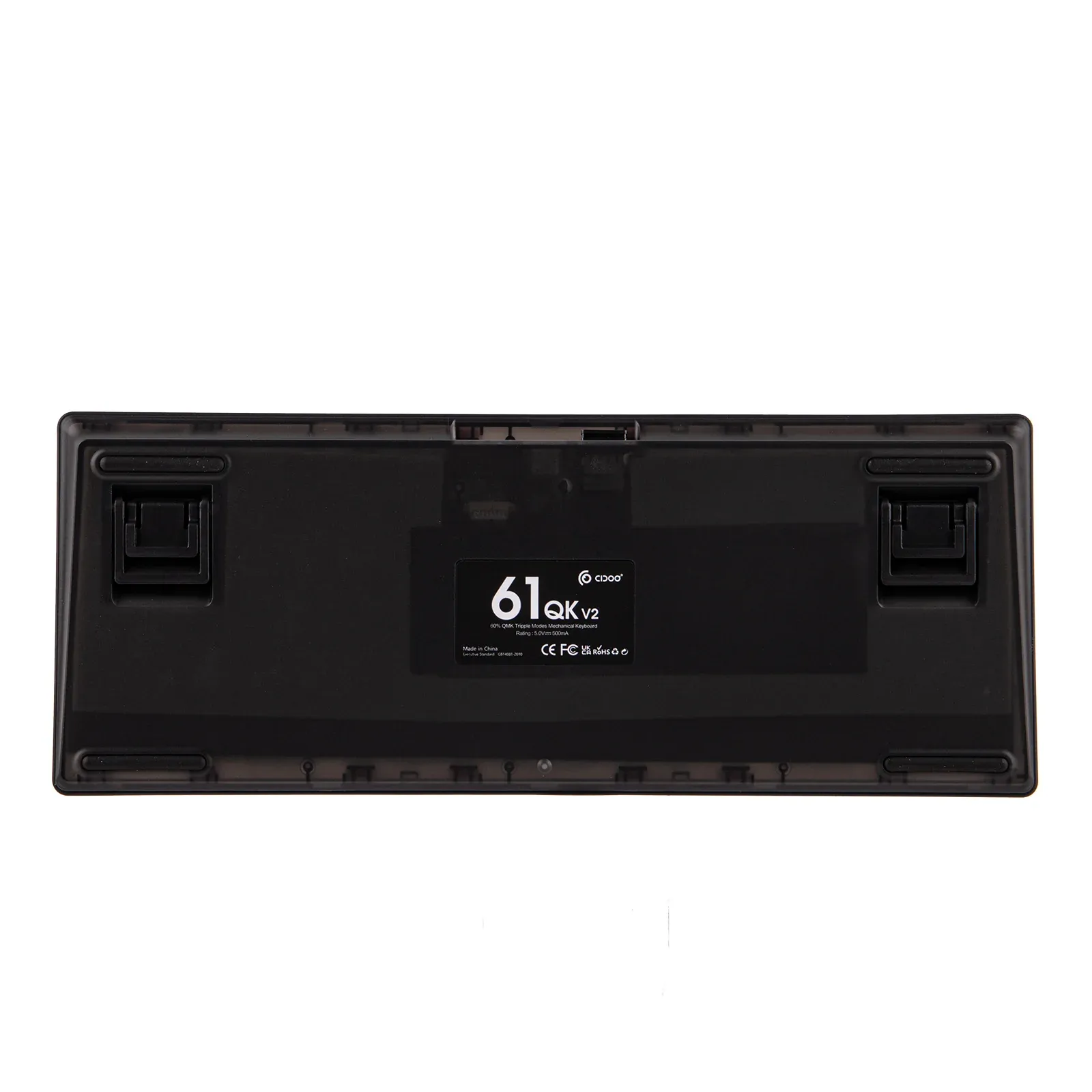 Cidoo QK61 (Black, CIDOO Pearl White Switch) — фото 4