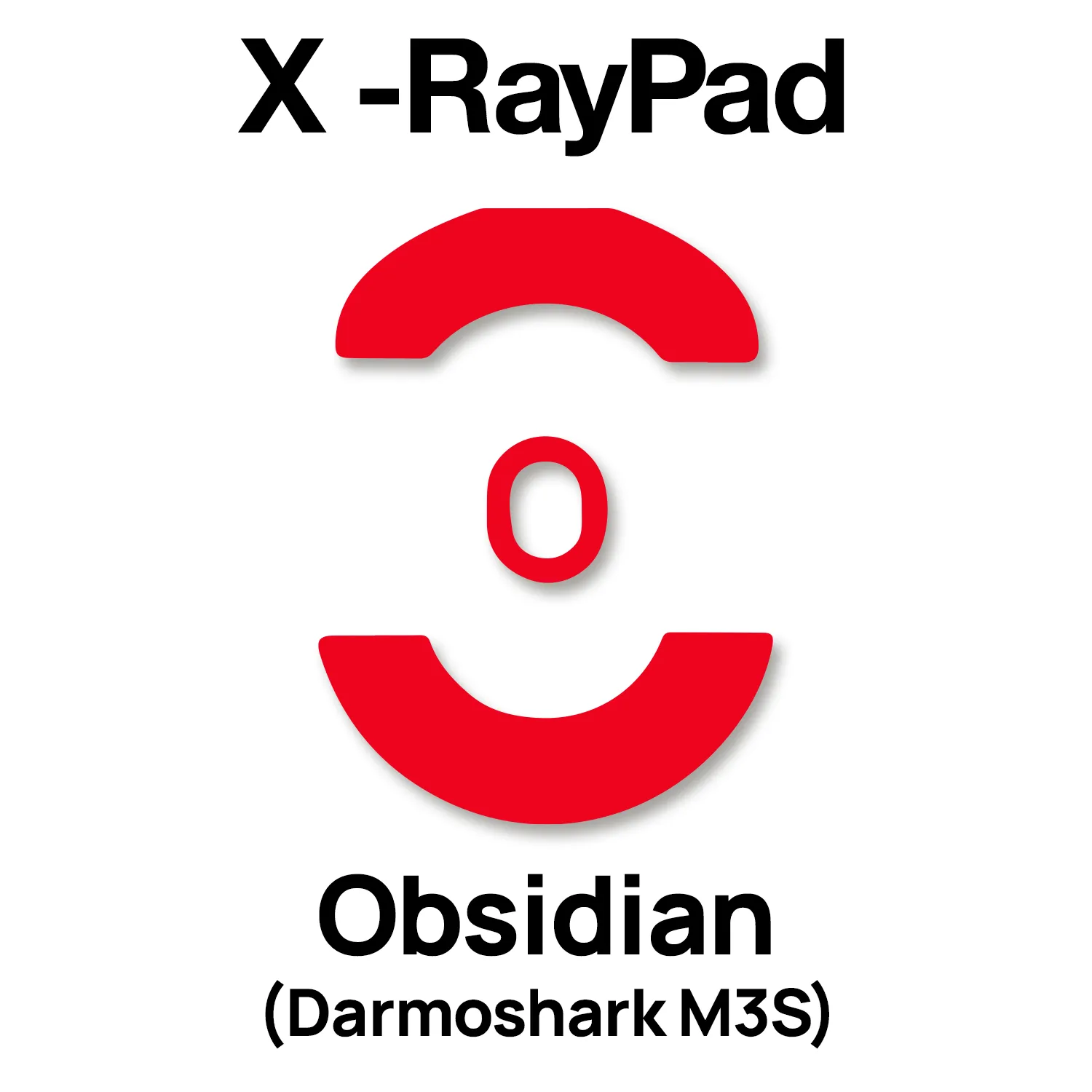 X-raypad Obsidian Mouse Skates (Darmoshark M3S)