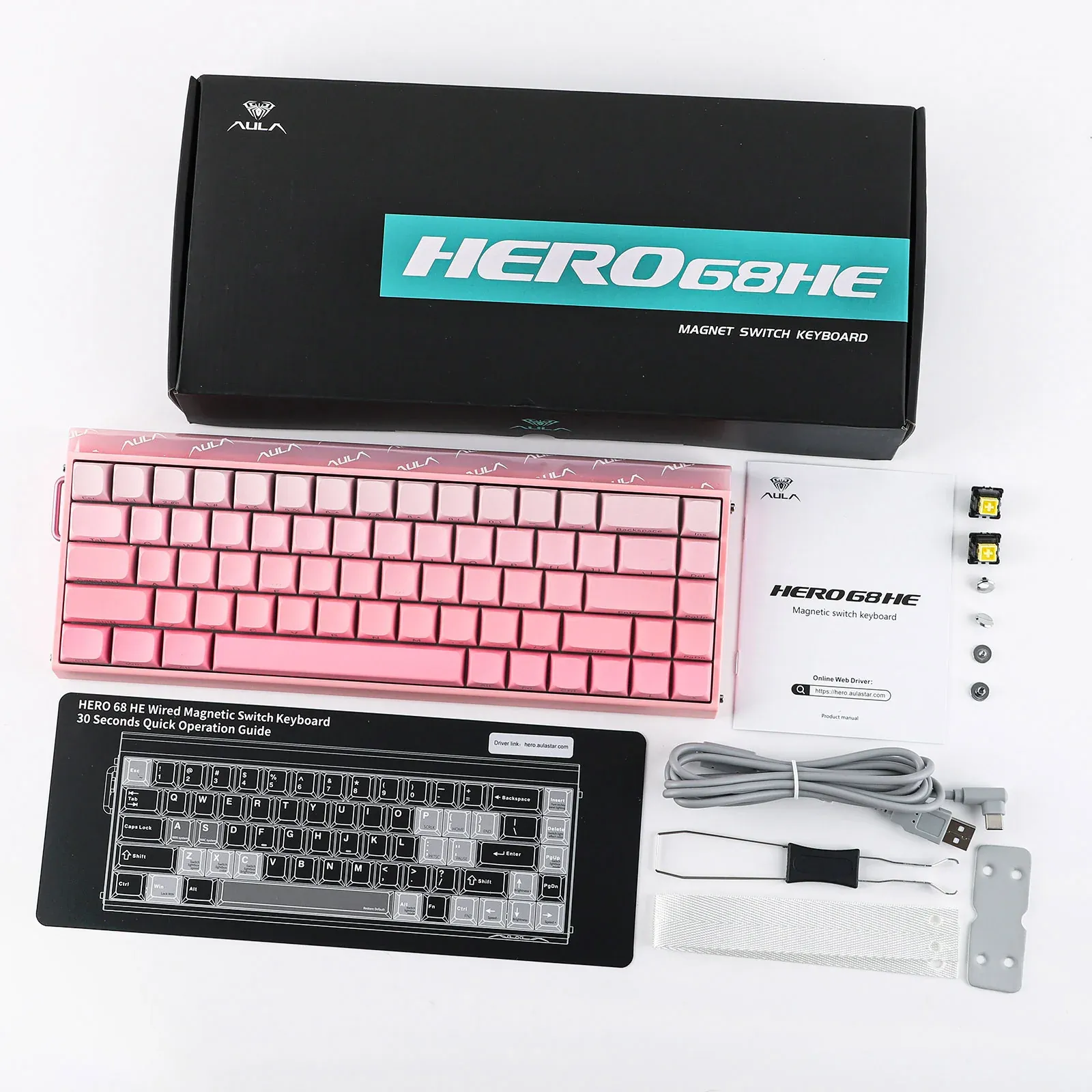 Aula HERO68 HE (Pink, Black King) — фото 10