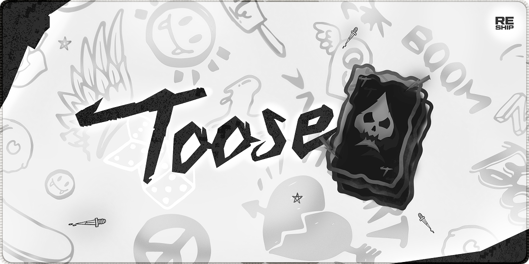 Toose Classic Бело-Черный XL