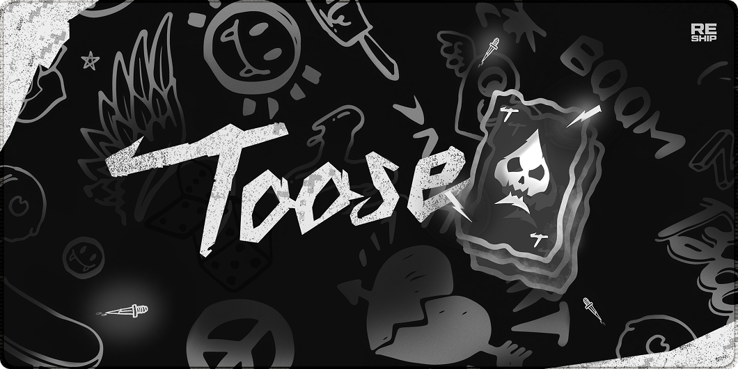 Toose Classic Черно-Белый XL
