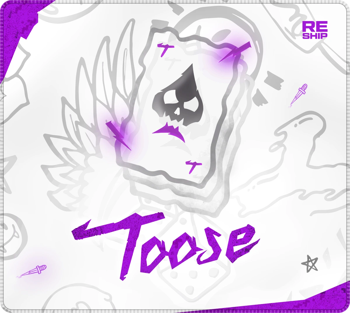 Toose Classic Бело-Фиолетовый L