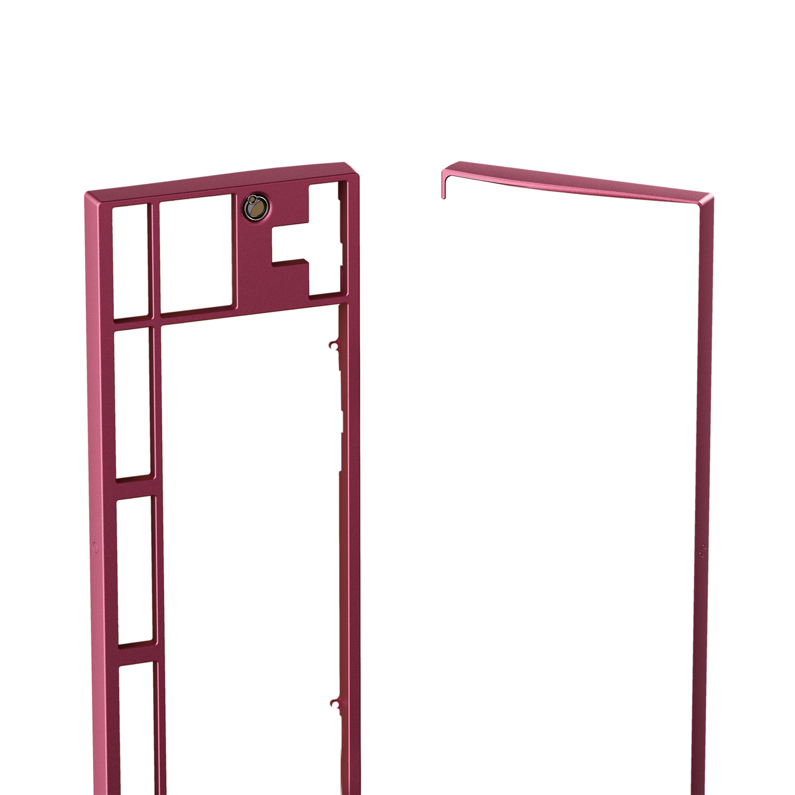 Qwertykeys NEO80 Cu (Anodized Ruby Rose)