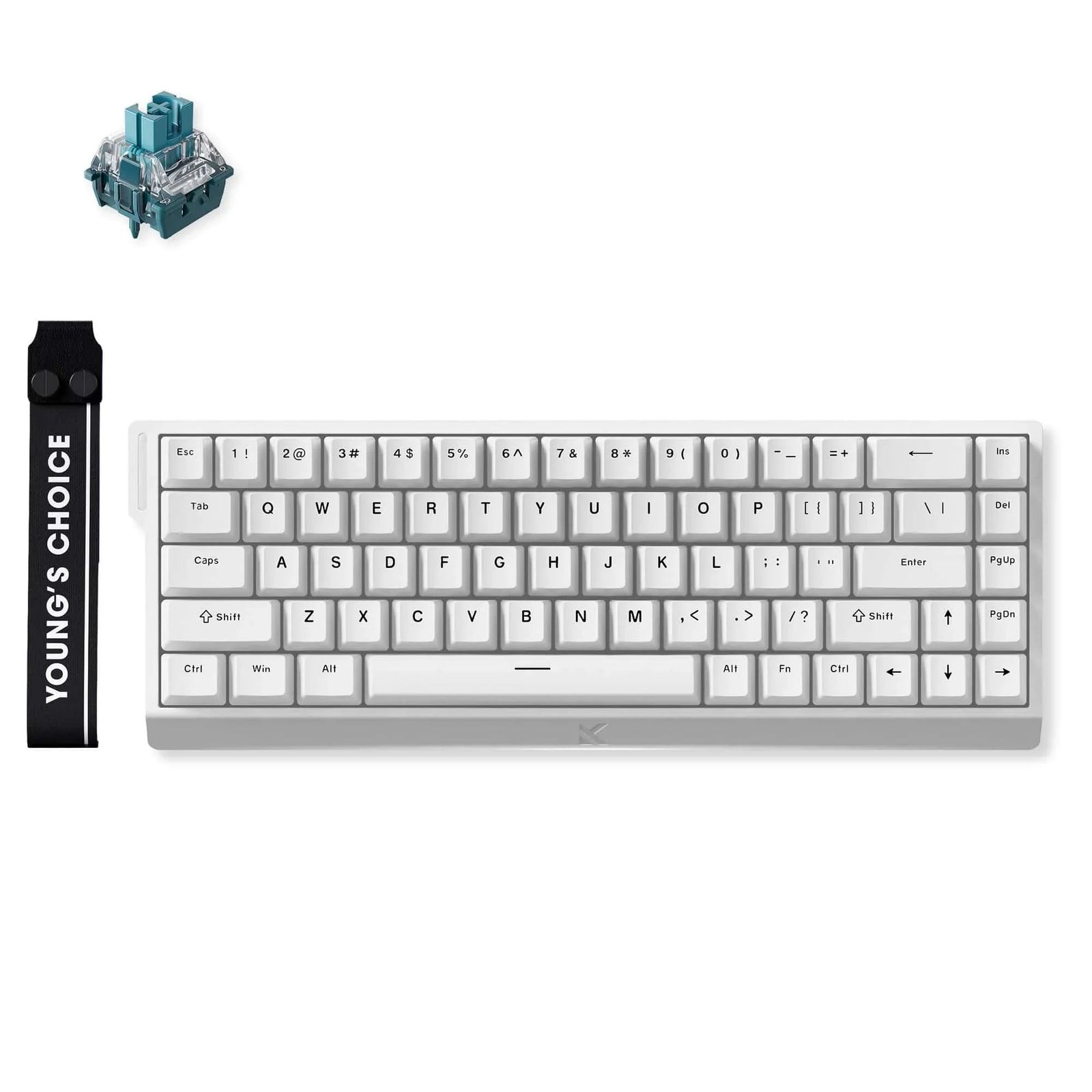 MCHOSE Ace 68 (White, TTC Uranus Magnetic Switch Standard, ANSI)