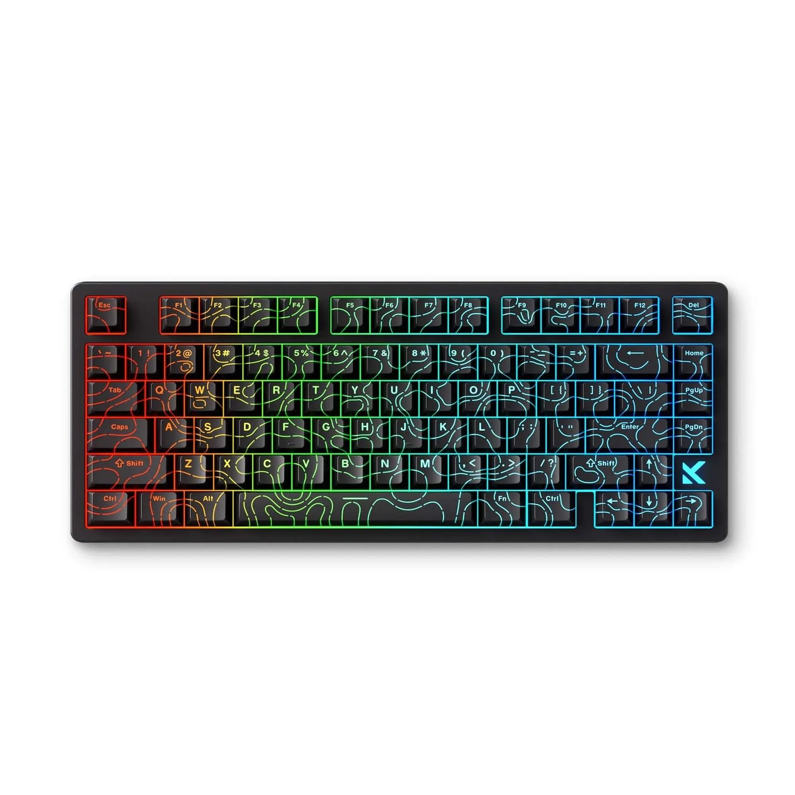 MCHOSE Jet 75 (Black Topographic, Kailh Magnetic God Switch, ANSI) — фото 2